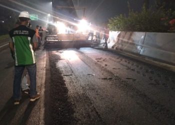 Jaga SPM Jalan Tol, Jasamarga Lakukan Pemeliharaan Beberapa Lokasi Ruas Tol Belmera 