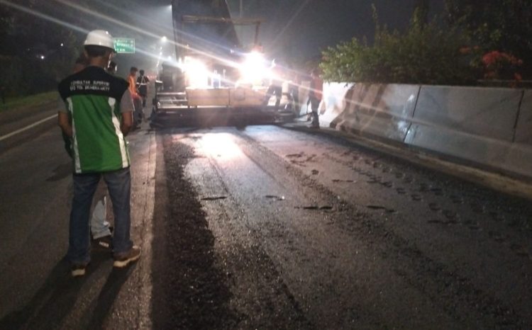 Jaga SPM Jalan Tol, Jasamarga Lakukan Pemeliharaan Beberapa Lokasi Ruas Tol Belmera 