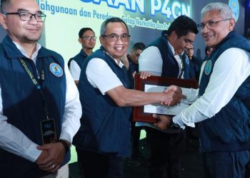 Aktif Dukung Program Nasional P4GN, Pelindo Regional 1 dapat Penghargaan dari BNN