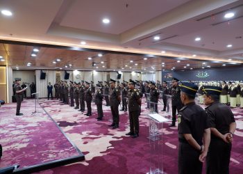 Jaksa Agung Lantik Sejumlah Eselon II, Agus Lumban Gaol Kajati Kalteng, Harli Siregar Kajati Sumut