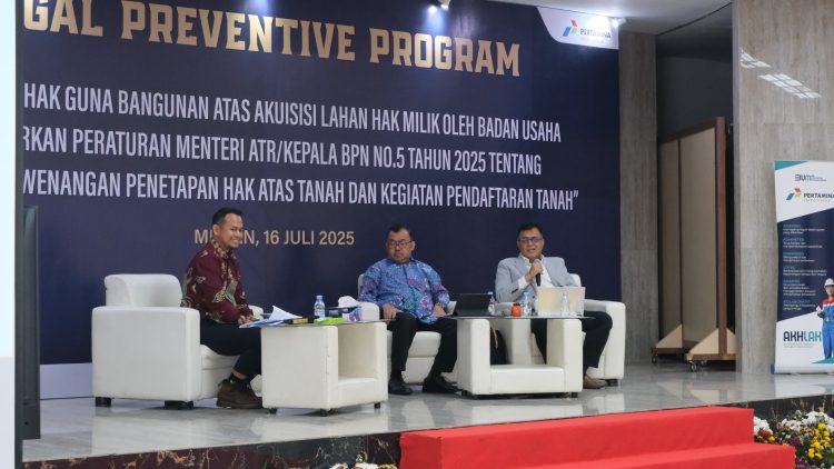 Pertamina Patra Niaga Gelar Peraturan Menteri ATR/Kepala BPN No 5 Tahun 2025