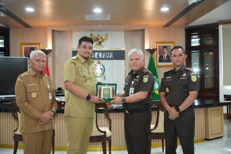 Gubernur Sumut Bobby Nasution Terima Kunjungan Kajati Sumut Dr Harli Siregar