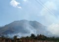 Kawasan Hutan Sipisopiso atau Tanduk Benua Simalungun Terbakar