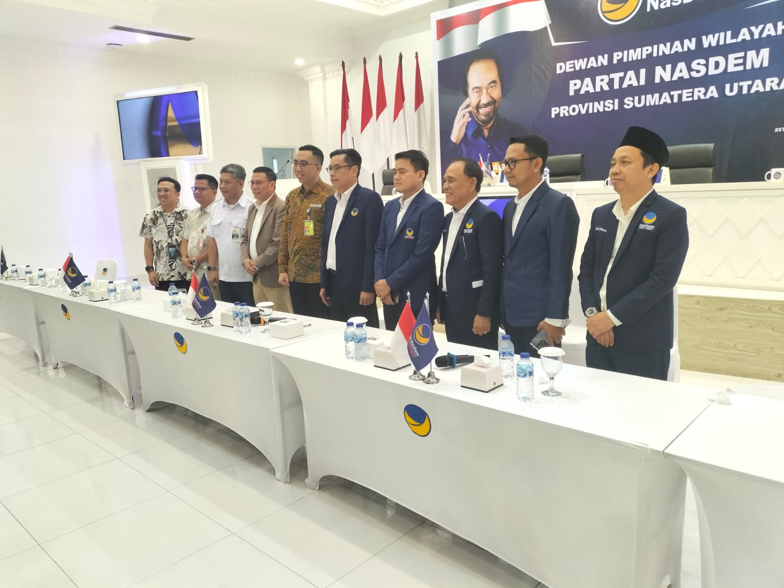 Stakeholder Bandara Kuala Namu Datangi Kantor NasDem Sumut, dan Minta Maaf