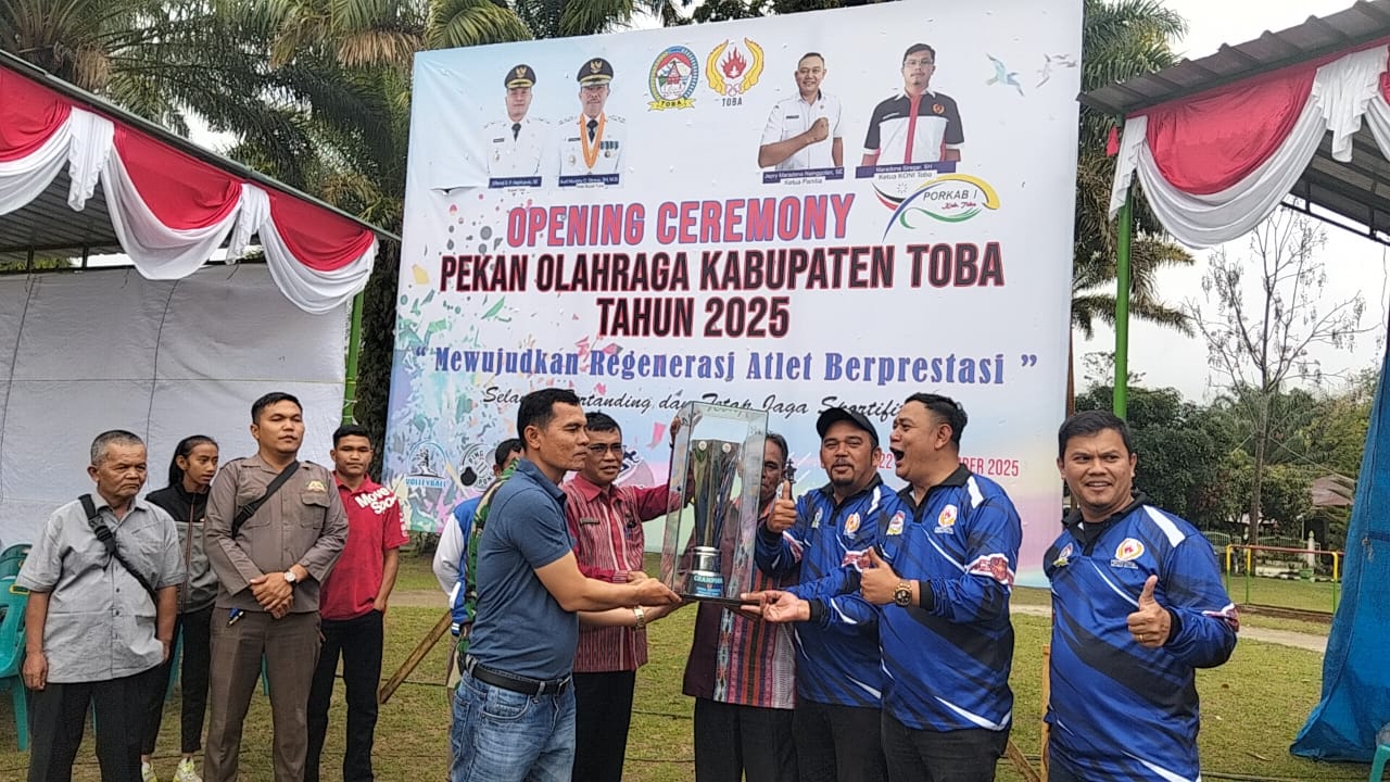 Pekan Olah Raga Toba 2025 Sukses, Kecamatan Laguboti Juara Umum