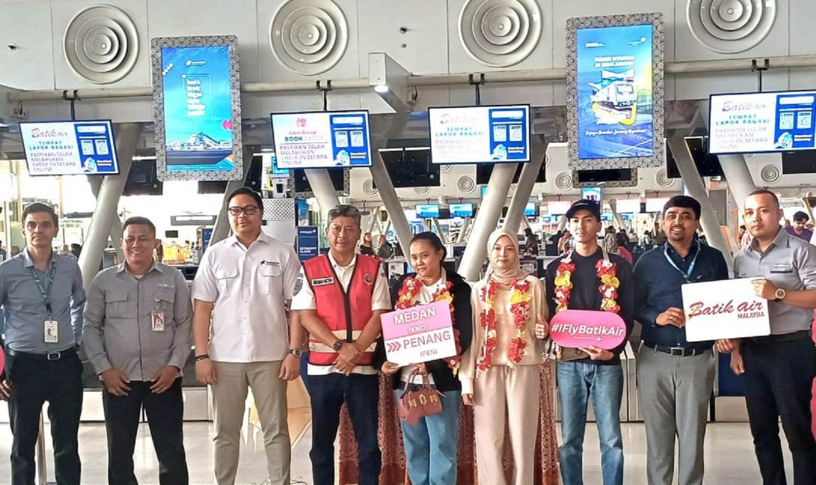Batik Air Malaysia Terbang Perdana Kualanamu-Penang 