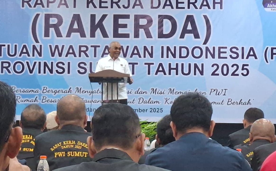 PWI Sumut Gelar Rakerda, Ketua PWI Pusat : Organisasi Bertanggung jawab Beri Pelatihan Wartawan