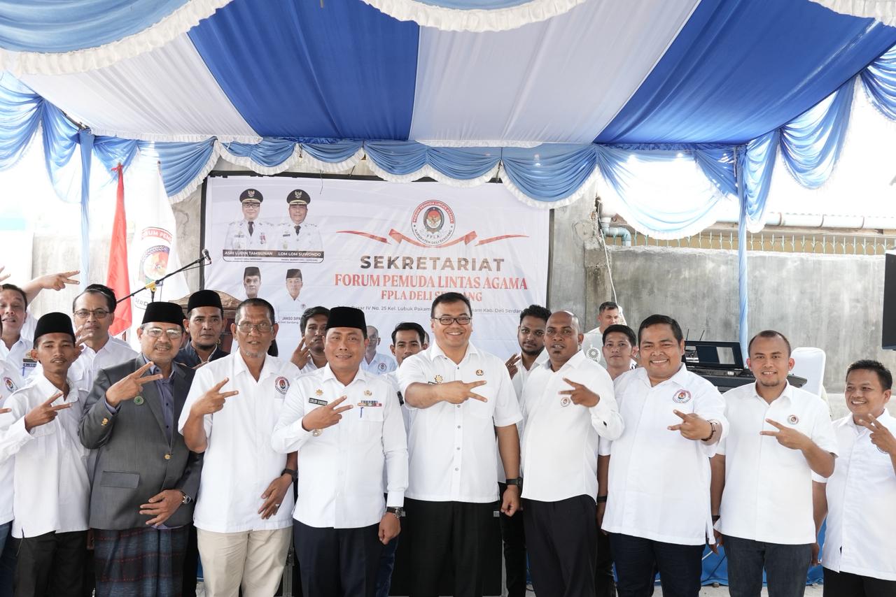 FPLA Dikukuhkan, Bupati Deliserdang : Jaga Persatuan, Perkuat Toleransi, Rawat Kebhinekaan 