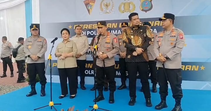 Kapolri Jendral Listyo Sigit Prabowo Kunjungi Polda Sumut, Bantu 3 Daerah Terdampak Bencana