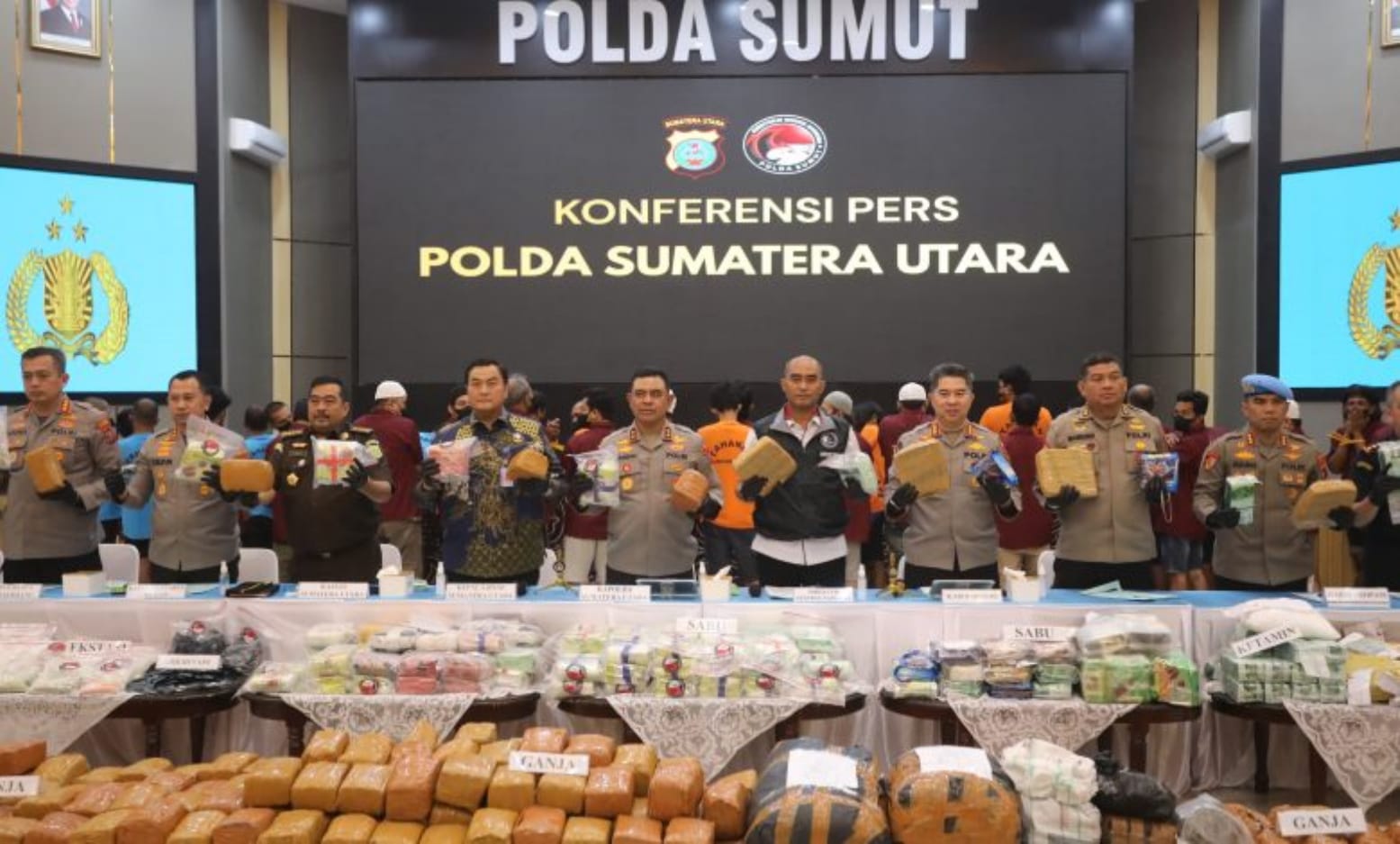 Kinerja di Awal 2026, Polda Sumut Ungkap 923 Kasus Narkoba dengan 1.118 Tersangka