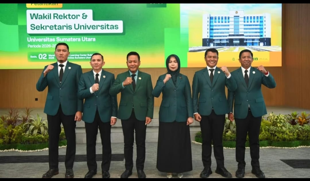 Rektor USU Lantik Prof Dr Eng Himsar Ambarita, ST MT jadi Wakil Rektor III