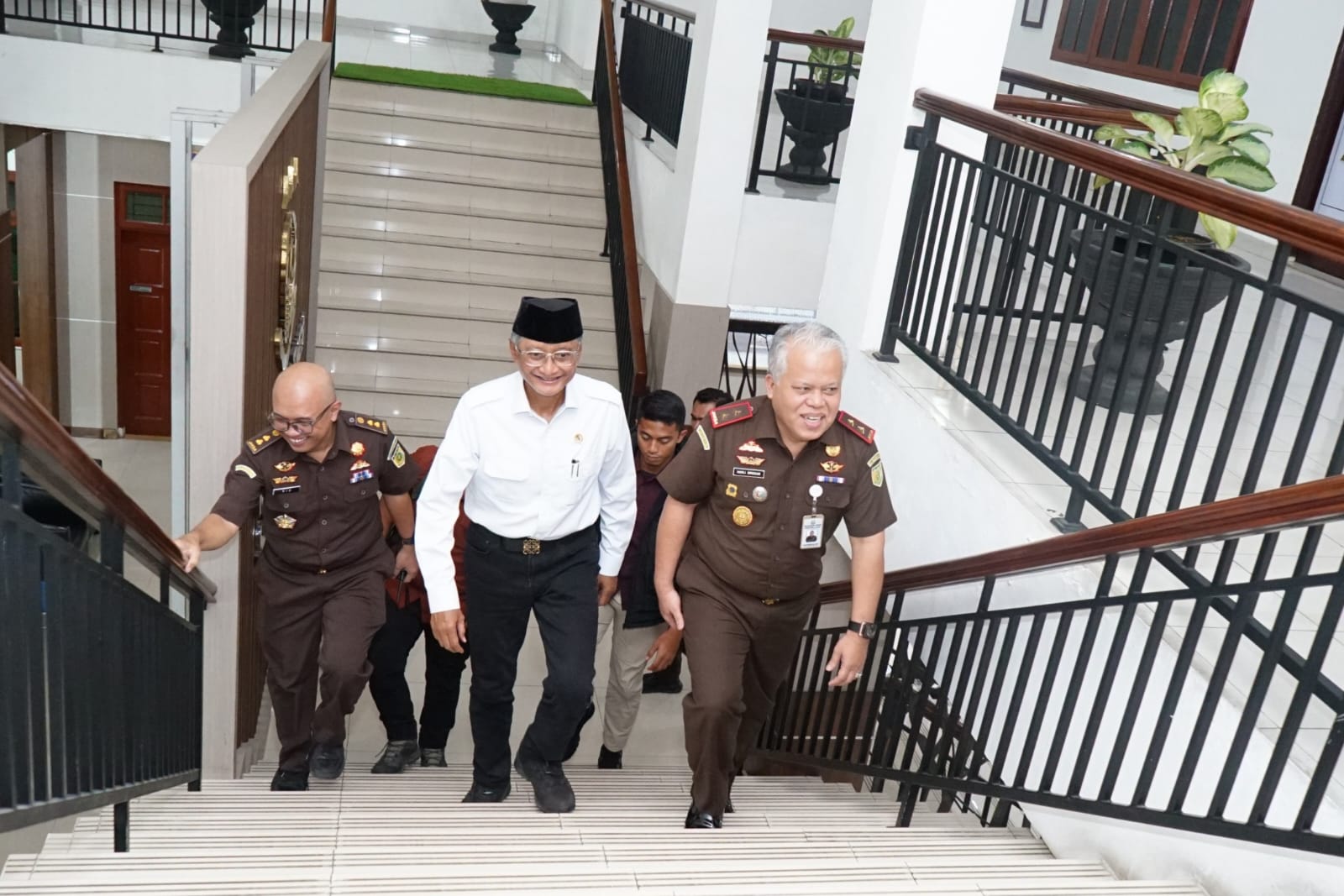 Menteri PU Berkunjung ke Kejati Sumut,  Kordinasi Pengawalan Rehabilitasi Dampak Bencana 
