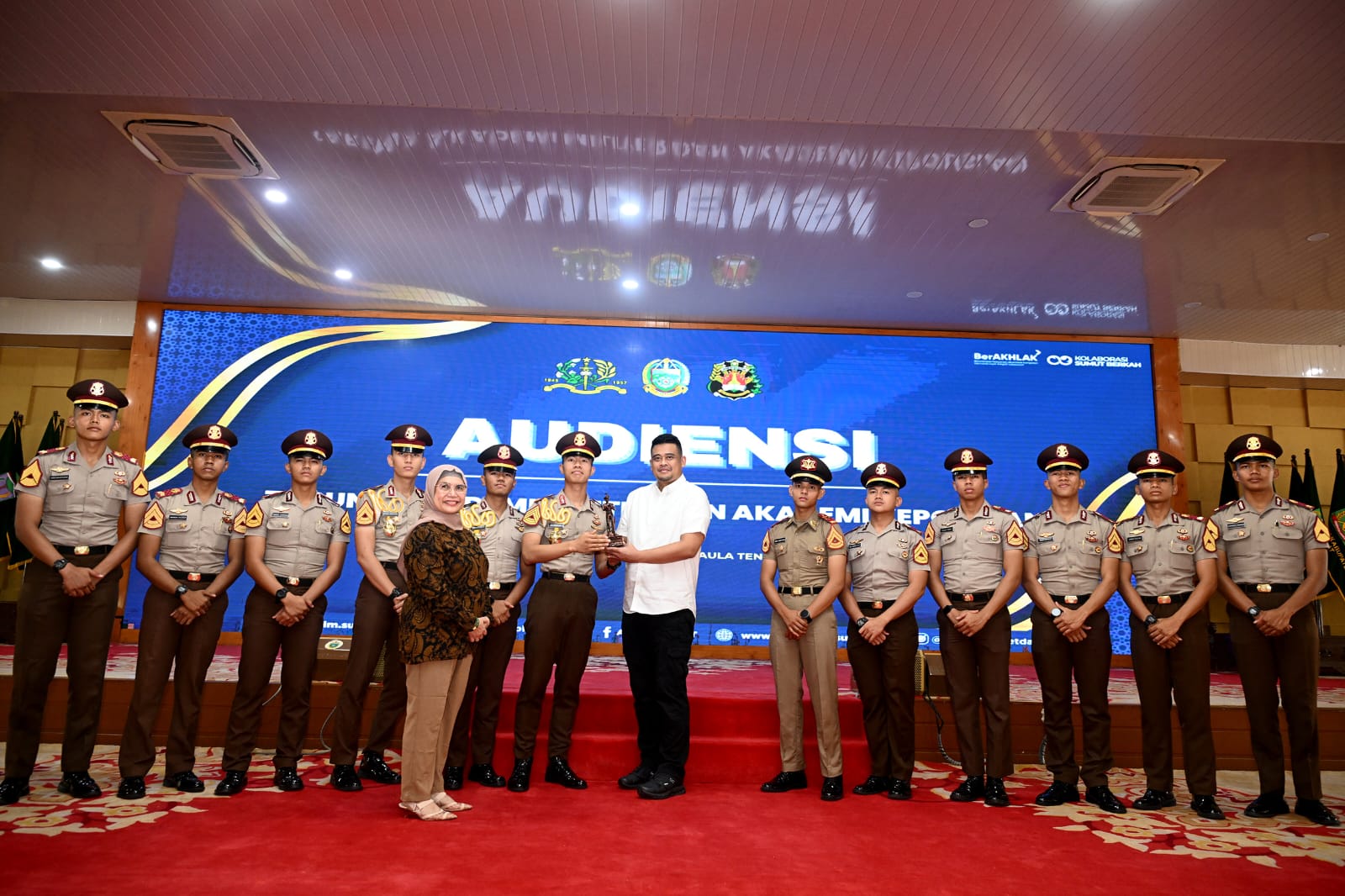 Tekankan Perlunya Kekompakan, Gubernur Sumut Terima Kunjungan Taruna Akpol dan Akmil