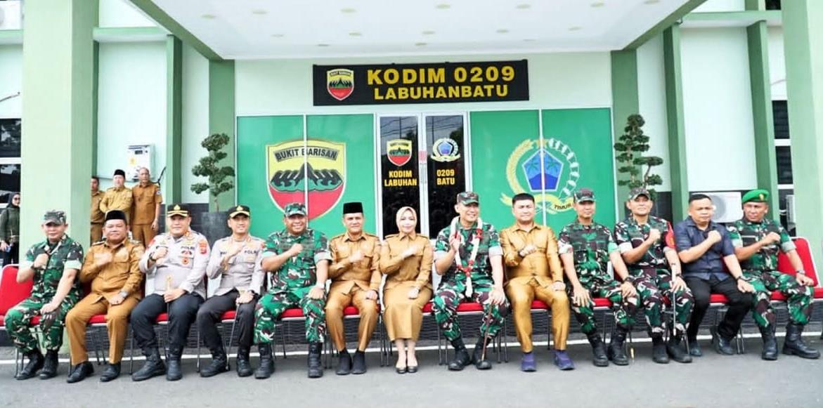 Pangdam I/BB Barisan, Mayjen TNI Hendi Antariksa Kunker ke Labuhanbatu
