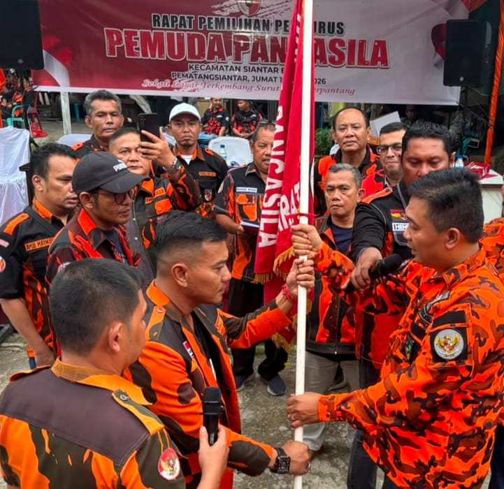 Andika Prayogi Sinaga SE  Pimpin Pemuda Pancasila Siantar Barat, Periode 2026-2029