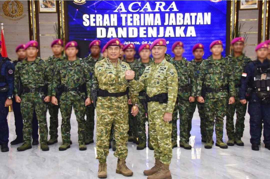 Panglima TNI Mutasi Komandan Denjaka Jadi Wakil Komandan Pasukan Marinir 1