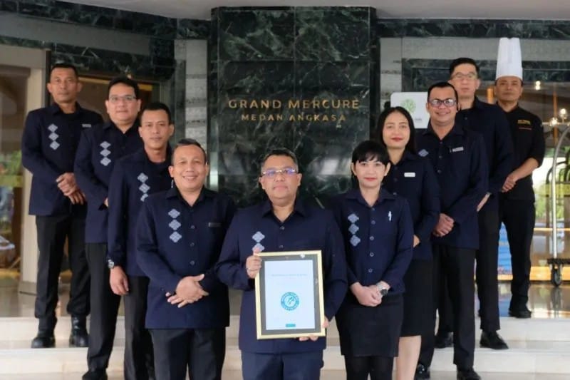 Grand Mercure Medan Angkasa jadi Hotel Pertama di Sumatera Raih Sertifikasi Green Globe