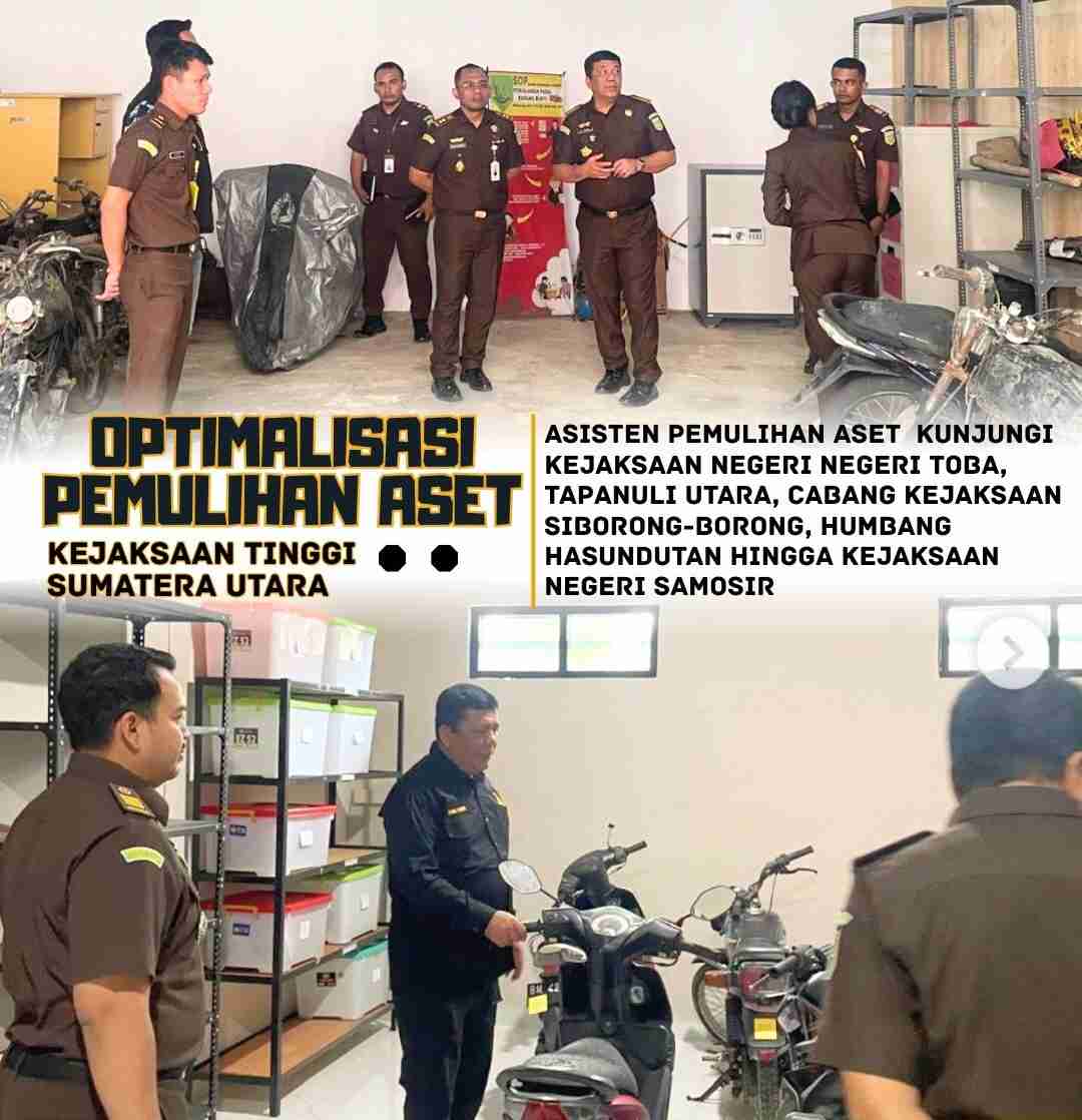 Optimalisasi Pemulihan Aset, Kejati Sumut Supervisi Kejari Taput, Toba, Humbahas dan Samosir