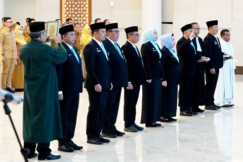 Gubernur Sumut Lantik 8 Pejabat Eselon 2 di Pemprov Sumut