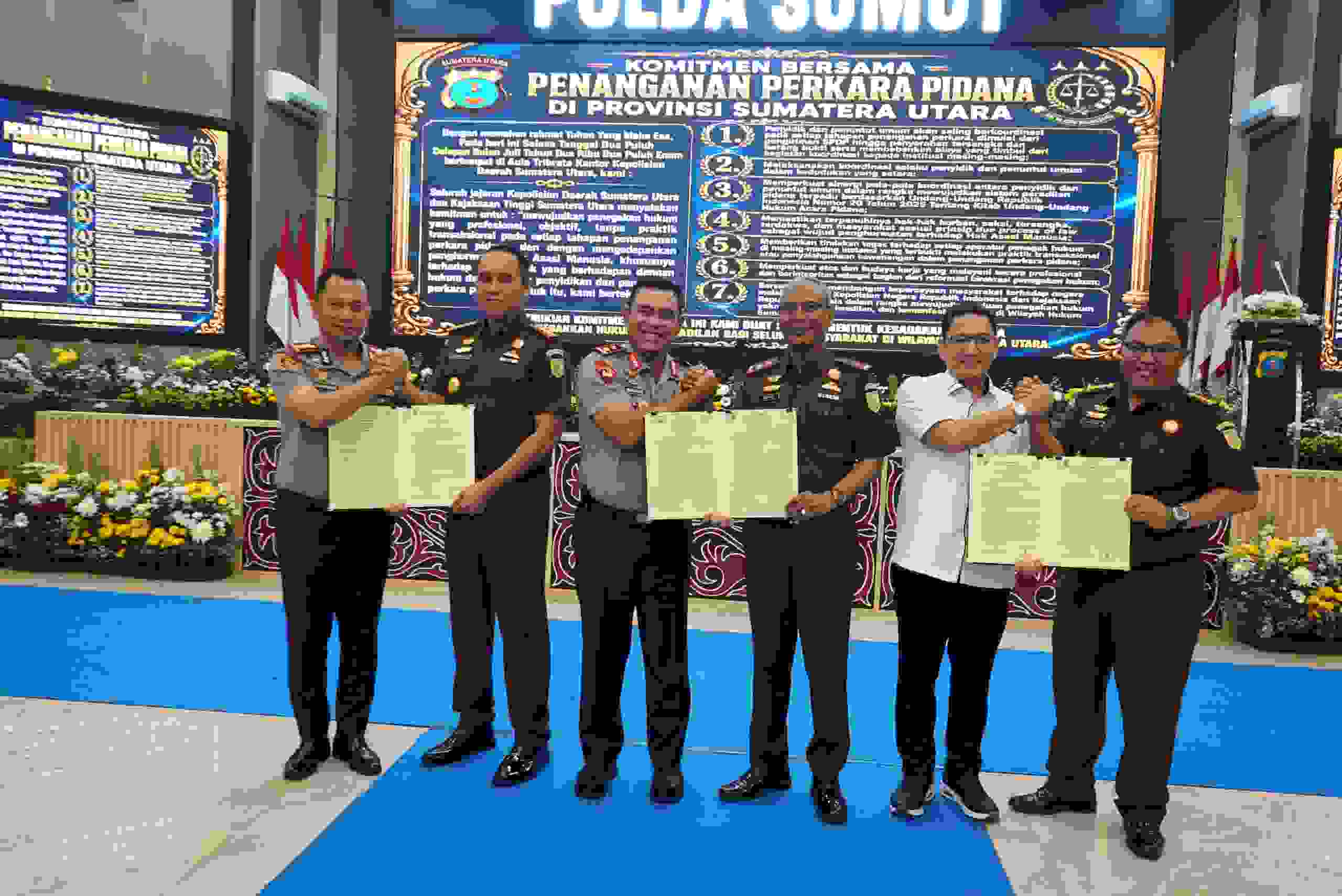 Kajati dan Kapolda Teken Pakta Integritas, Sepakat Mewujudkan Penanganan Perkara Profesional dan Obyektif di Sumut