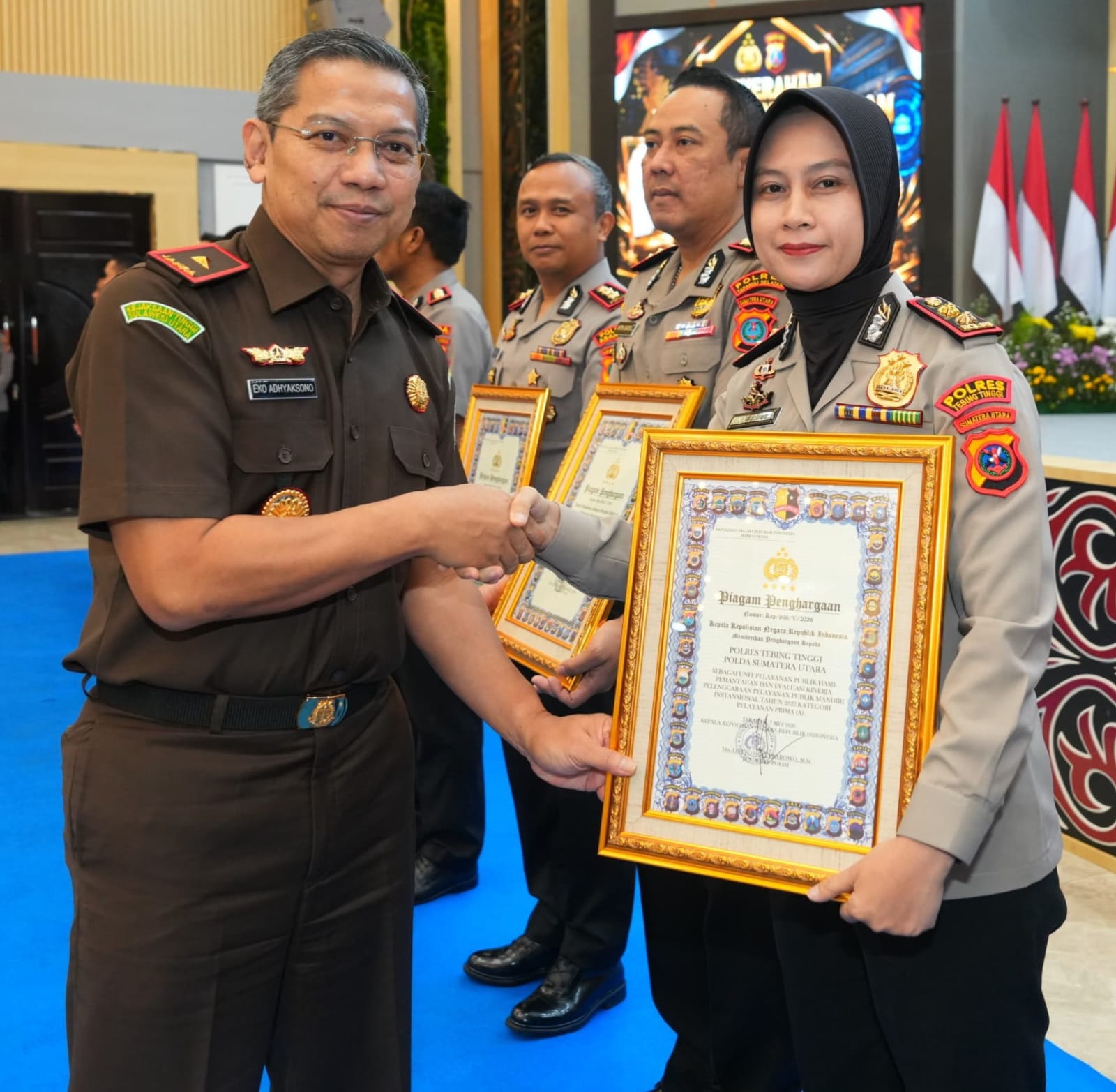 Kapolres Tebing Tinggi RaihPenghargaan dari Kapolri, Bidang Pelayanan Publik 
