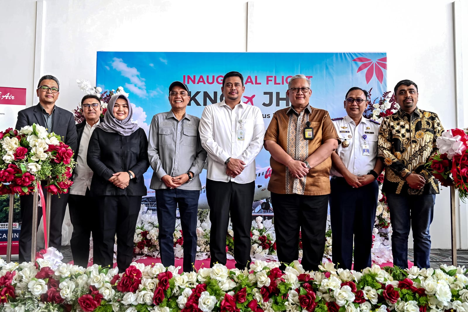 Gubernur Sumut Resmikan Penerbangan Perdana Wings Air, Kualanamu – Madina