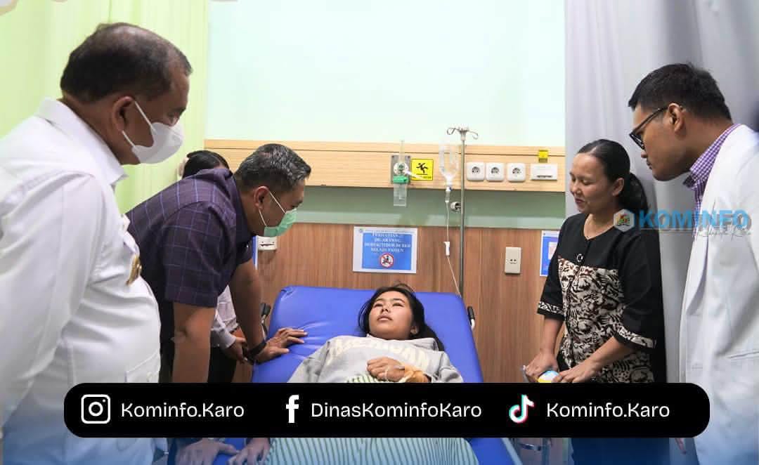 Kepala BGN Turun ke Karo, Kunjungi Siswa yang Dirawat di RS Pasca Konsumsi MBG