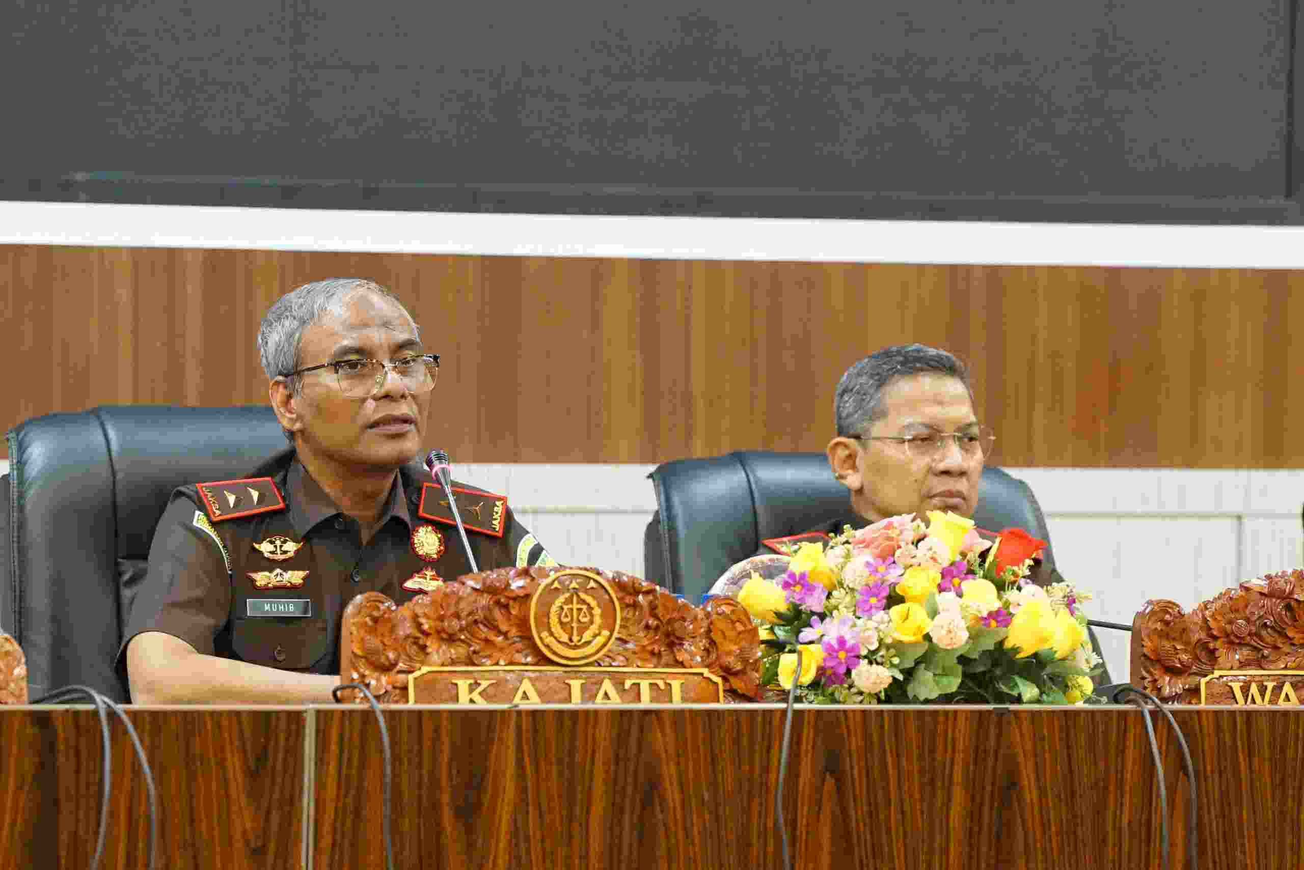 Kajati bersama Wakajati Kumpulkan Kajari se-Sumut, Konsolidasi, Monitoring dan Evaluasi 