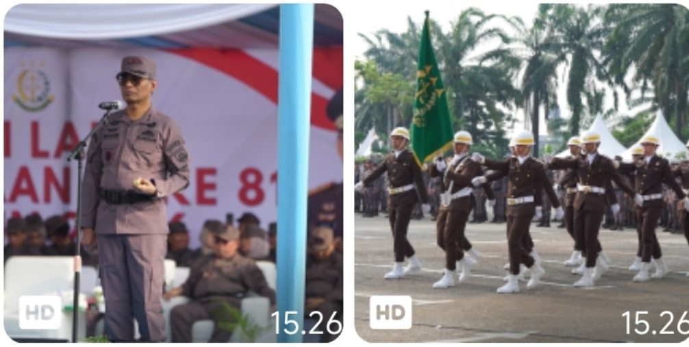 Harlah Ke- 81 Kejaksaan, Kajati Sumut Muhibuddin Bacakan Amanat Jaksa Agung RI 
