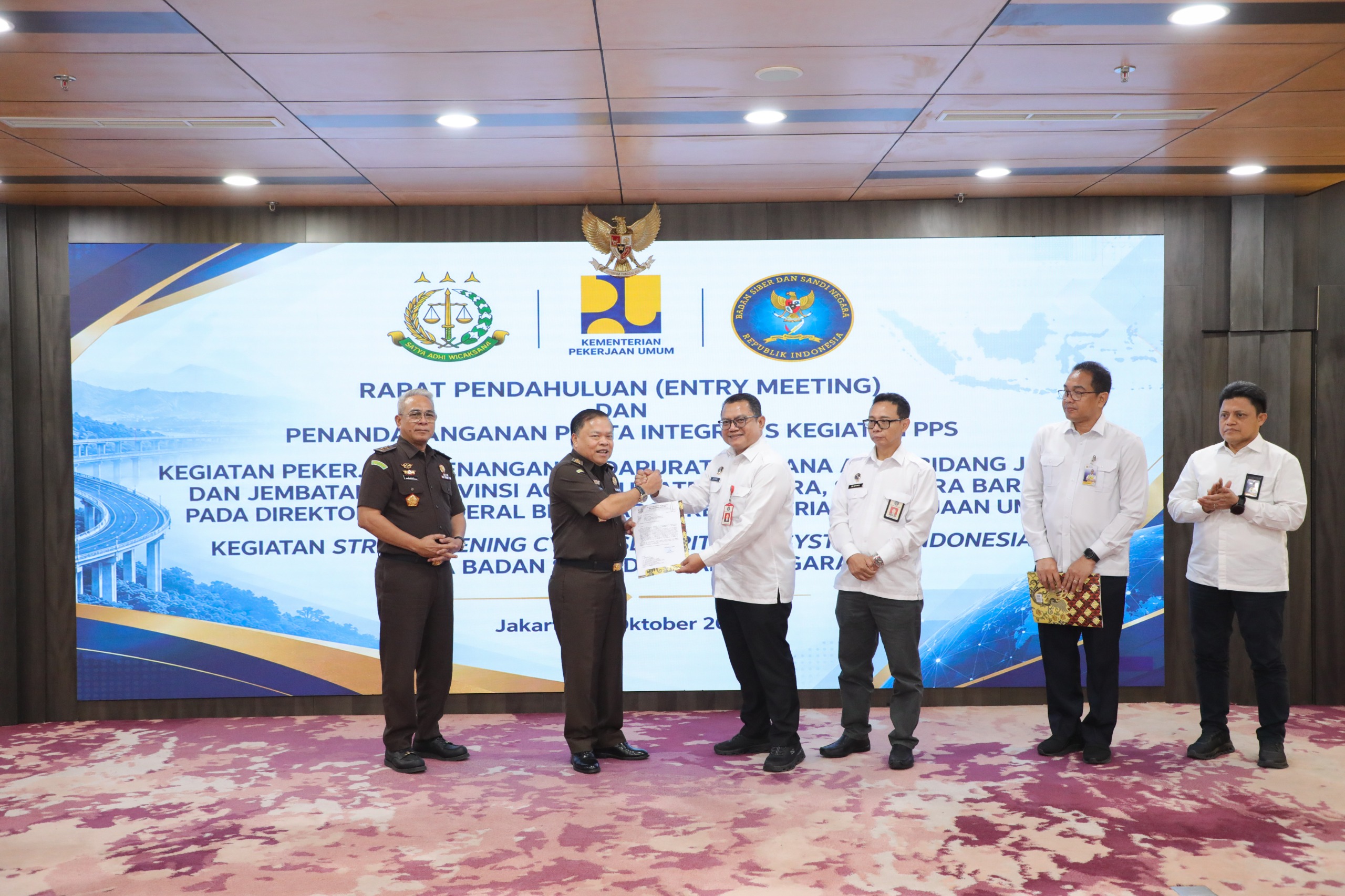 Entry Meeting, Direktorat IV Jamintel Kawal Proyek Penanganan Bencana, Termasuk Sumut Rp 1,34 Triliun 