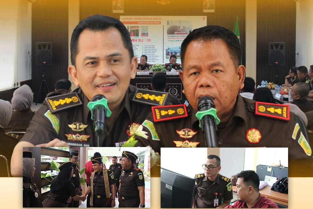 Tingkatkan Pengawasan dan Kualitas Kerja, Aspidum Kejati Kalbar Sumanggar Siagian Supervisi Kejari Sambas