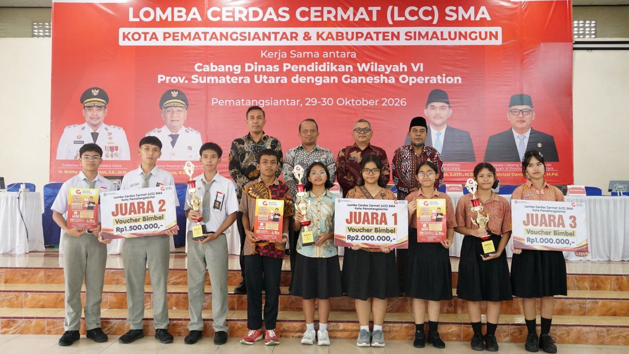 Lomba Cerdas Cermat SMA di Pematangsiantar dan Simalungun, GO Hadirkan Sistem Digital